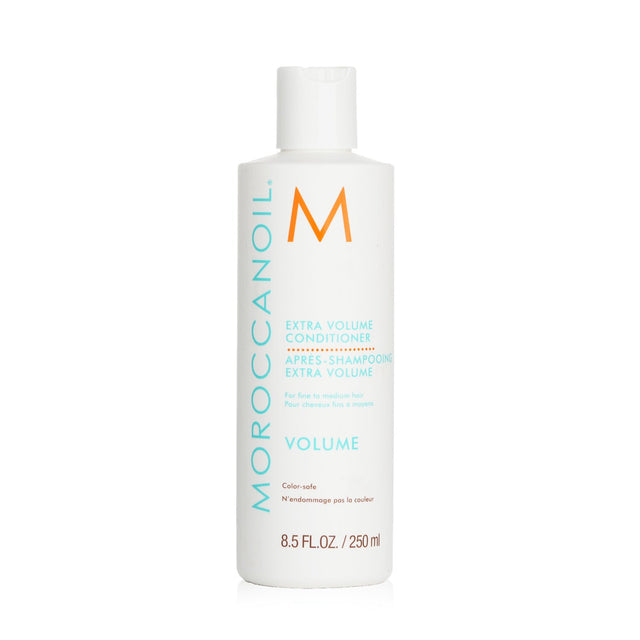 Moroccanoil Extra Volume Conditioner in a 250ml bottle, designed to add volume and hydration for fine, color-treated hair.