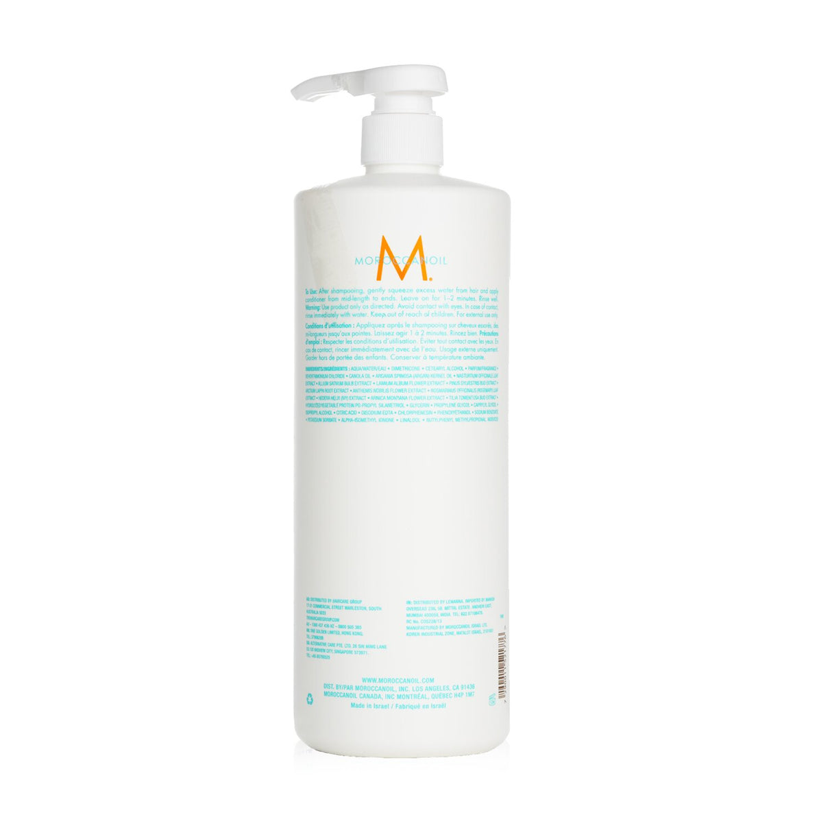 Moroccanoil Extra Volume Conditioner for fine hair, 1000ml, hydrates and volumizes without weighing down.