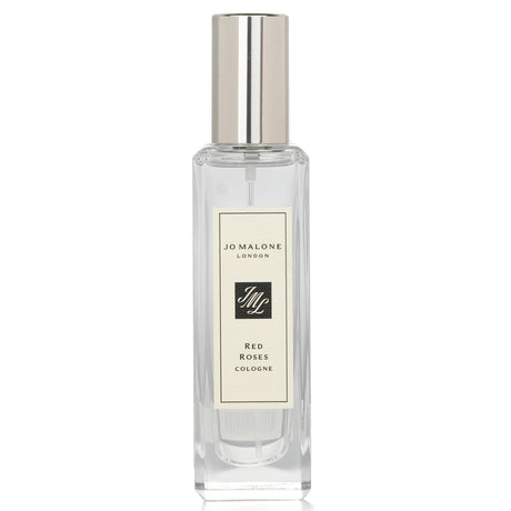 Jo Malone Red Roses Cologne Spray 30ml, a floral green scent with mint, lemon, and rose notes for elegant occasions.