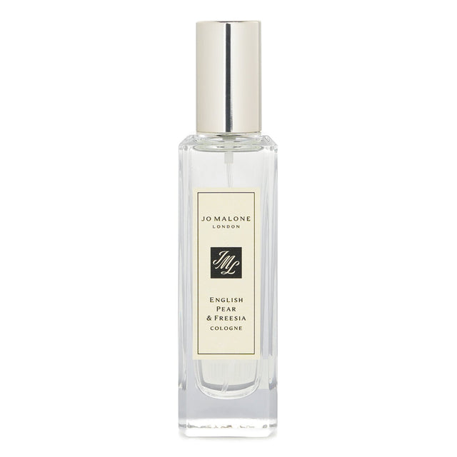 Jo Malone English Pear & Freesia 30ml cologne spray, featuring pear, freesia, and warm earthy base notes for any occasion.