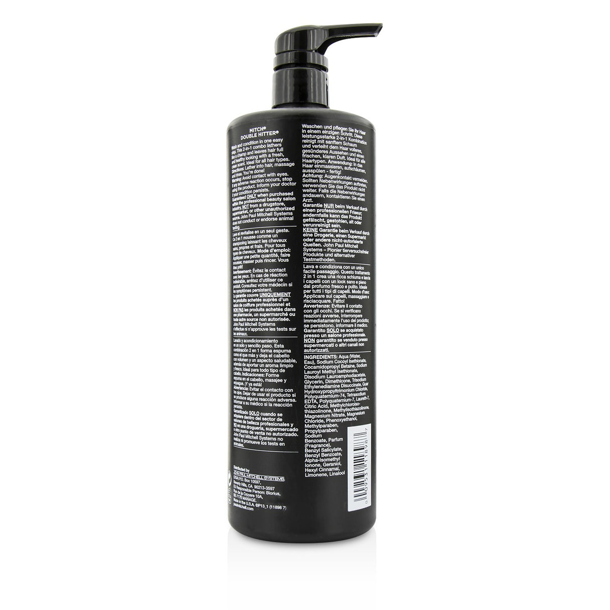 Paul Mitchell Mitch Double Hitter 2-in-1 Shampoo & Conditioner 1000ml/33.8oz