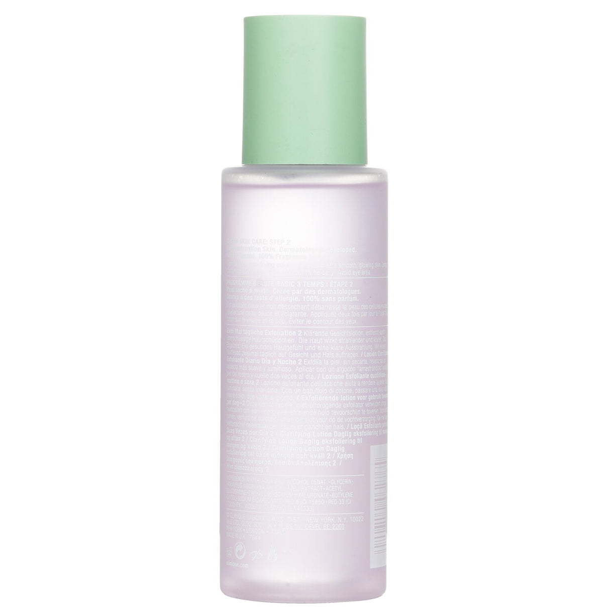 Clinique Clarifying Lotion 2 (200ml) targets impurities and dead skin cells for smoother, hydrated skin.