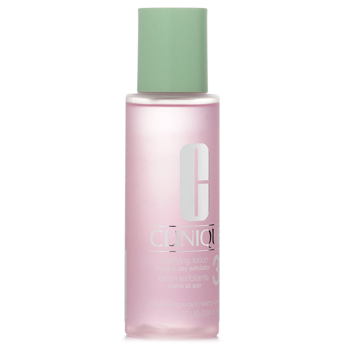 Clinique Clarifying Lotion 3, 200ml/6.7oz, effectively targets oily skin for a clear, matte, and revitalized complexion.