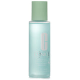 Clinique Clarifying Lotion 4: 200ml lotion for very oily skin, dissolves dead cells, controls shine, and hydrates for a smooth finish.