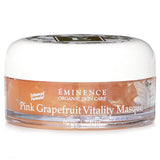 Eminence Pink Grapefruit Vitality Masque in 60ml, revitalizing mask for normal to dry skin with grapefruit, mandarin, and honey.