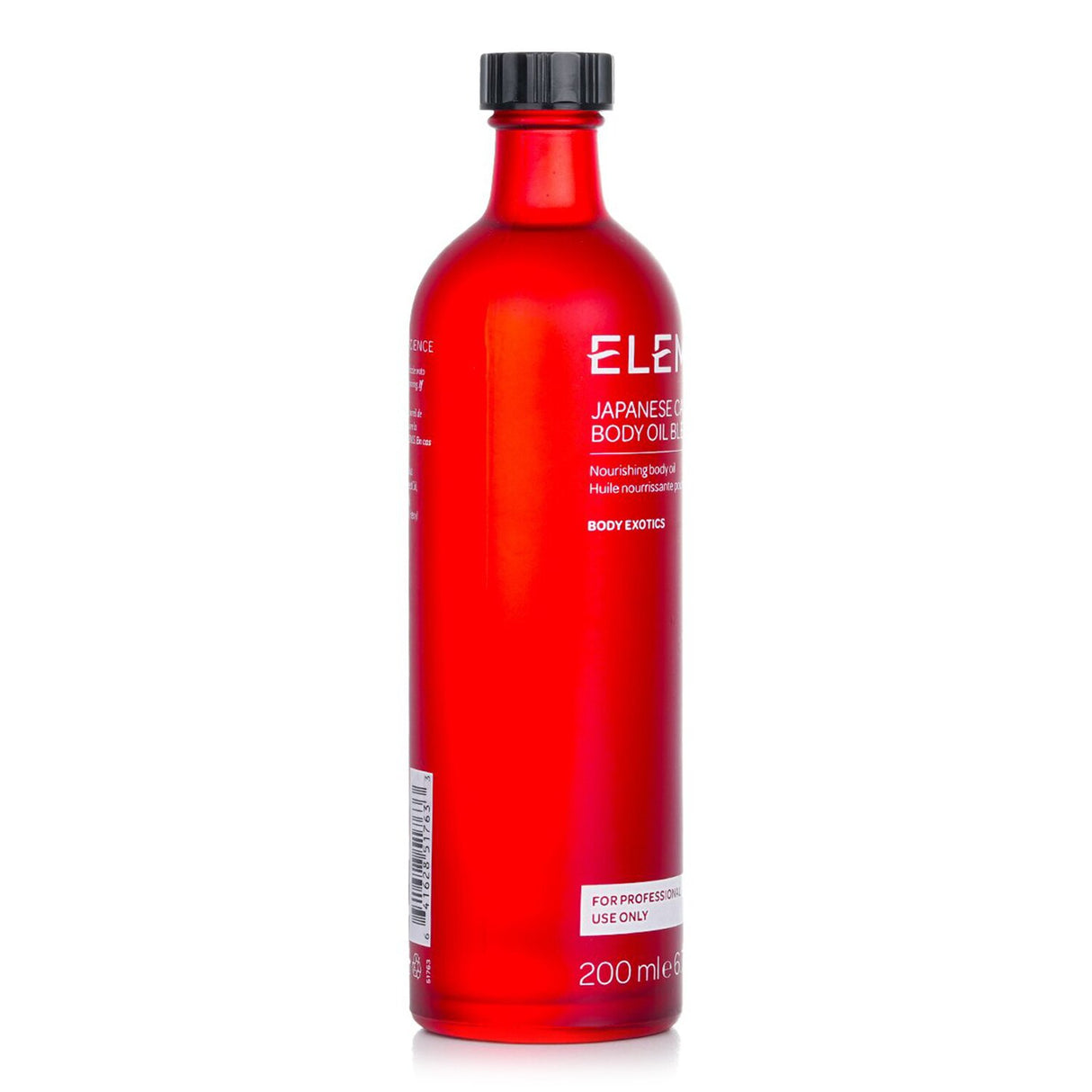 Elemis Japanese Camellia Body Oil Blend in salon size, 200ml, nourishing skin, hair, and nails with rapid absorption.