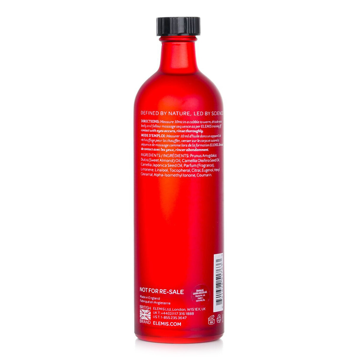 Elemis Japanese Camellia Body Oil Blend in a salon size bottle, ideal for nourishing skin, nails, and hair with quick absorption.