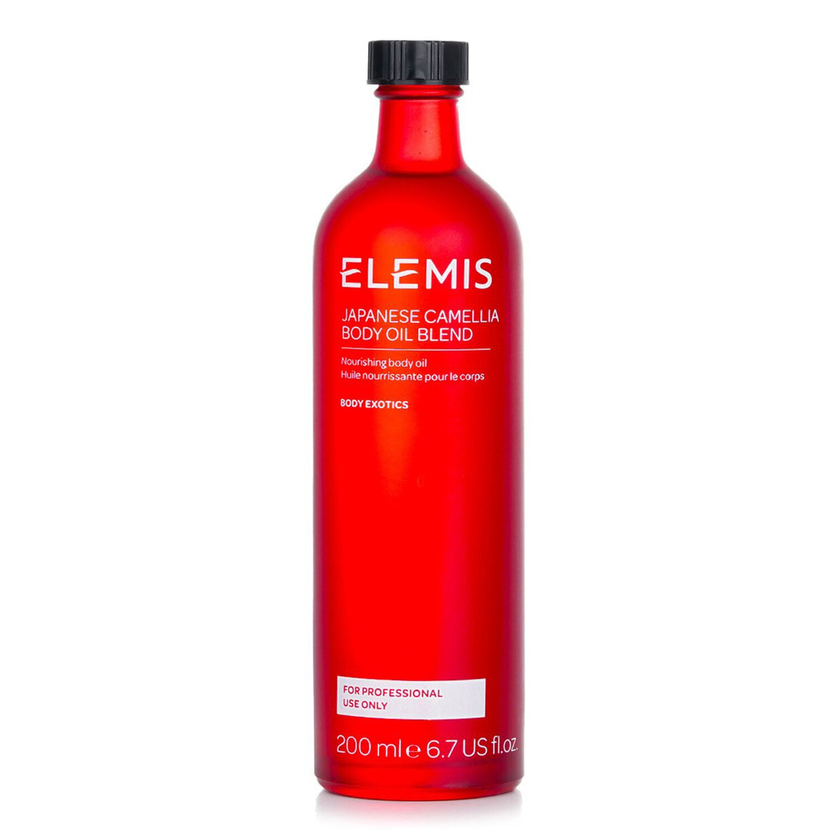 Elemis Japanese Camellia Body Oil Blend in salon size, promotes skin flexibility and nourishes body, hair, and nails.