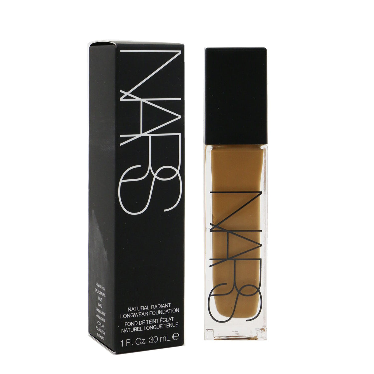 NARS Natural Radiant Longwear Foundation in #Cadiz, full coverage with a natural finish for medium deep skin tones.