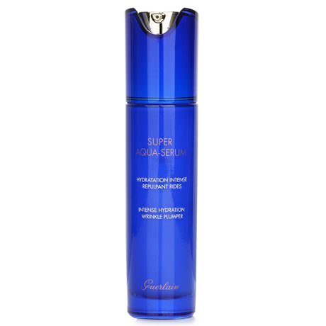 Guerlain Super Aqua Serum: Intense hydration and wrinkle plumping for a youthful, radiant complexion, 50ml.