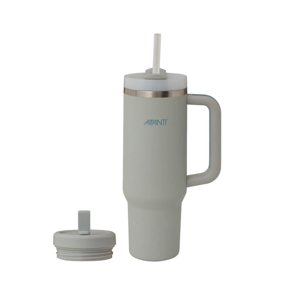 HydroQuench Insulated Tumbler with Two Lids, 1L - Grey Mist