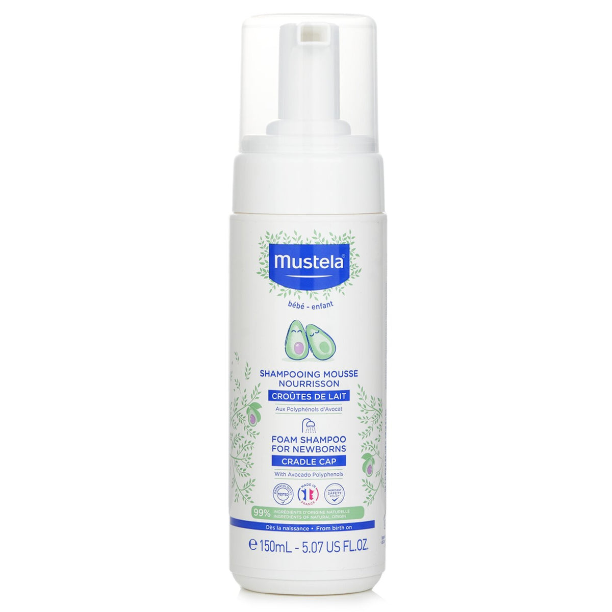 Mustela Foam Shampoo For Newborns  150ml/5.07oz