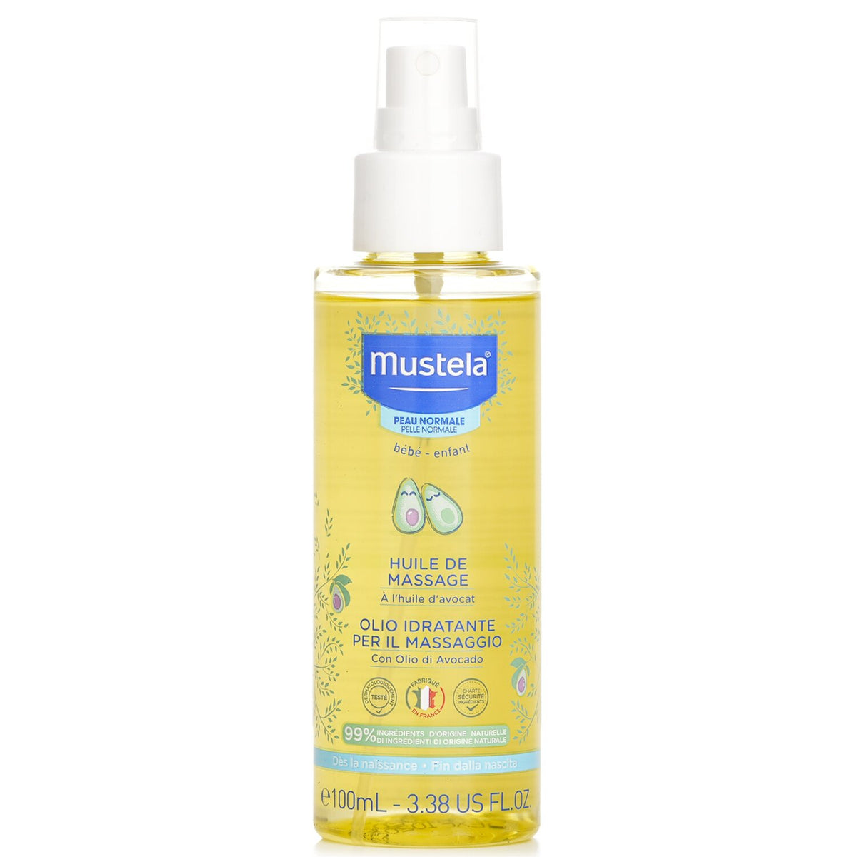Mustela Massage Oil - For Normal Skin  100ml/3.38oz