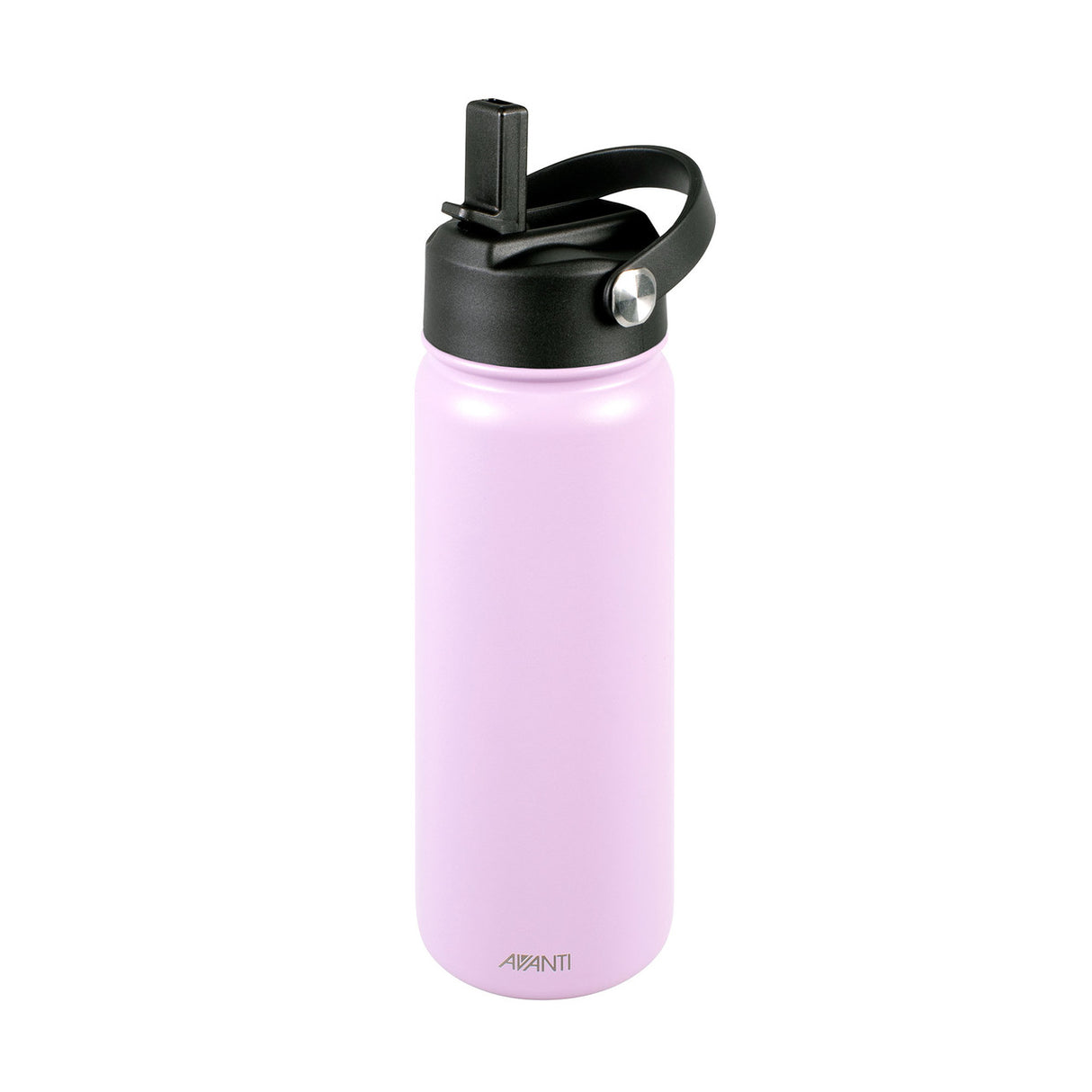 Lavender HydroSport Sipper Insulated Bottle by Avanti, 550ml, features double wall vacuum insulation for hot/cold drinks.