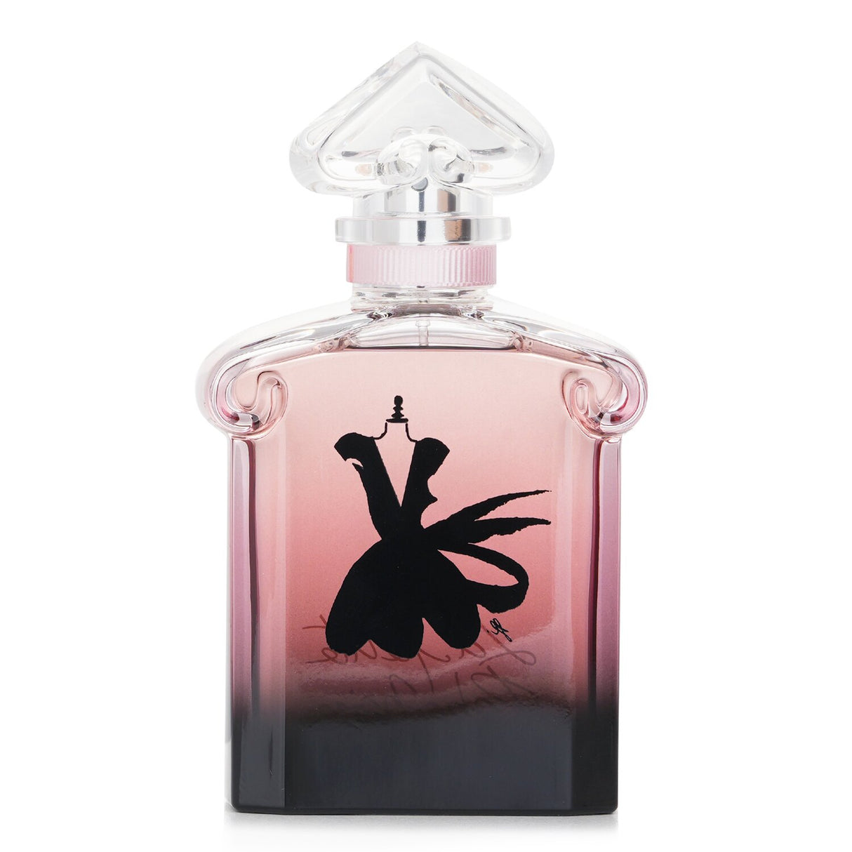 Guerlain La Petite Robe Noire 100ml Eau De Parfum, featuring notes of bergamot, rose, and patchouli for elegance and allure.