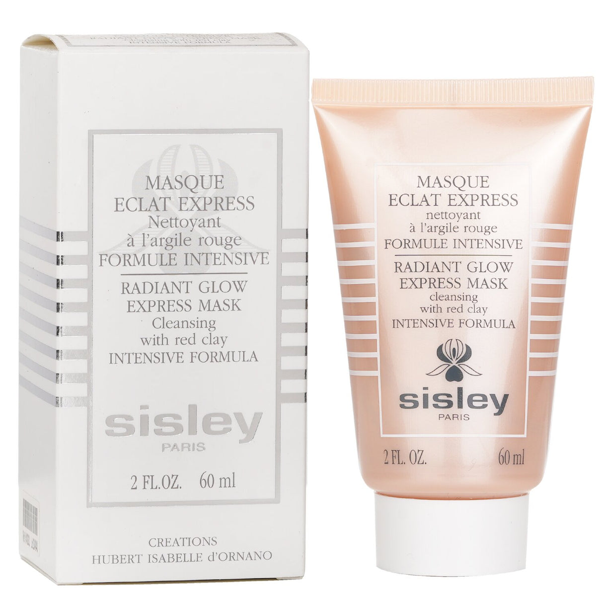 Sisley Radiant Glow Express Mask with red clays, 60ml, revitalizes and brightens skin in just 3-5 minutes.