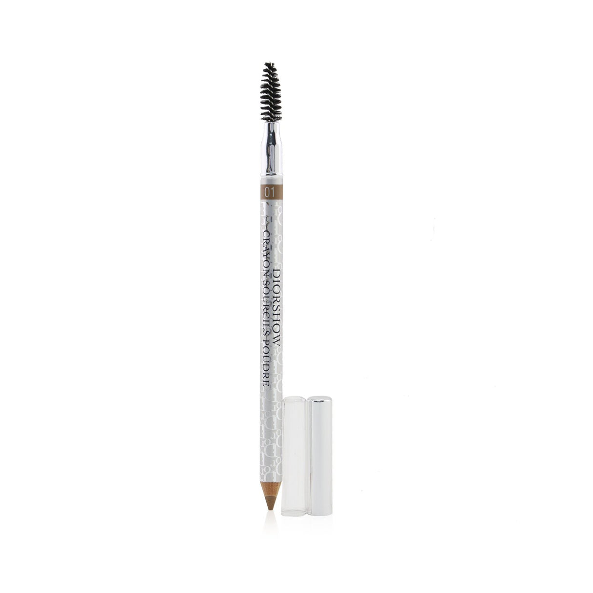 Waterproof eyebrow pencil in #01 Blond for a natural, long-lasting finish; highly pigmented and humidity-resistant.