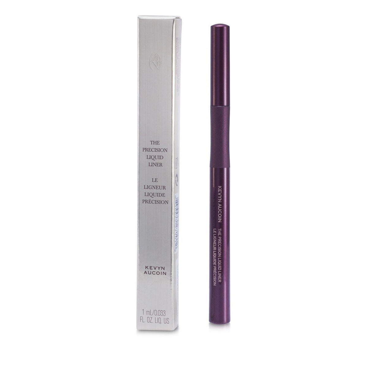 Waterproof Kevyn Aucoin Precision Liquid Liner in Basic Black, featuring a felt-tip applicator for precise, defined lines.