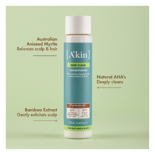 CONDITIONER - AKIN DEEP CLEAN (375ml) x 3 Bottles
