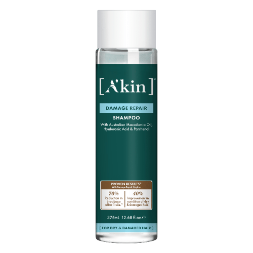 SHAMPOO - AKIN / A'KIN DAMAGE REPAIR (375ml) x 3 Bottles