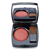 Chanel Powder Blush No. 71 Malice: silky, ultra-fine texture blush with a deluxe brush for easy application and vibrant color.