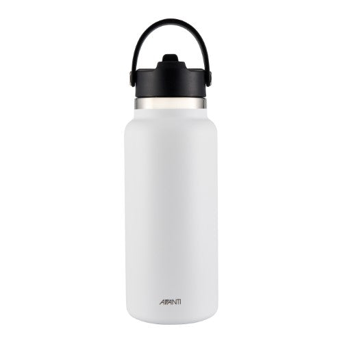 HydroPlus Sipper Insulated Bottle - AVANTI 950ml (Arctic White)