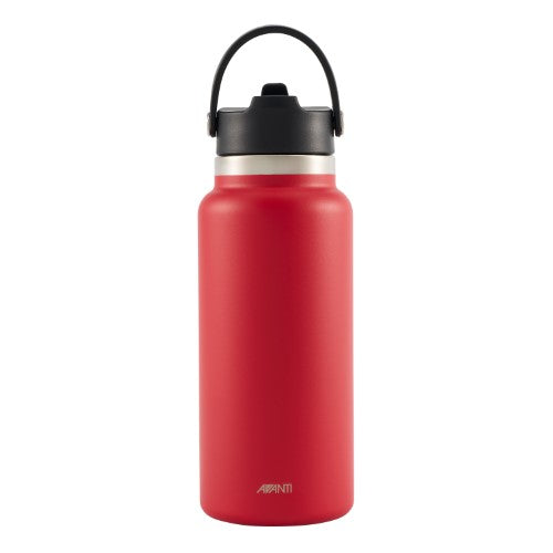 HydroPlus Sipper Insulated Bottle - AVANTI 950ml (Flame Red)