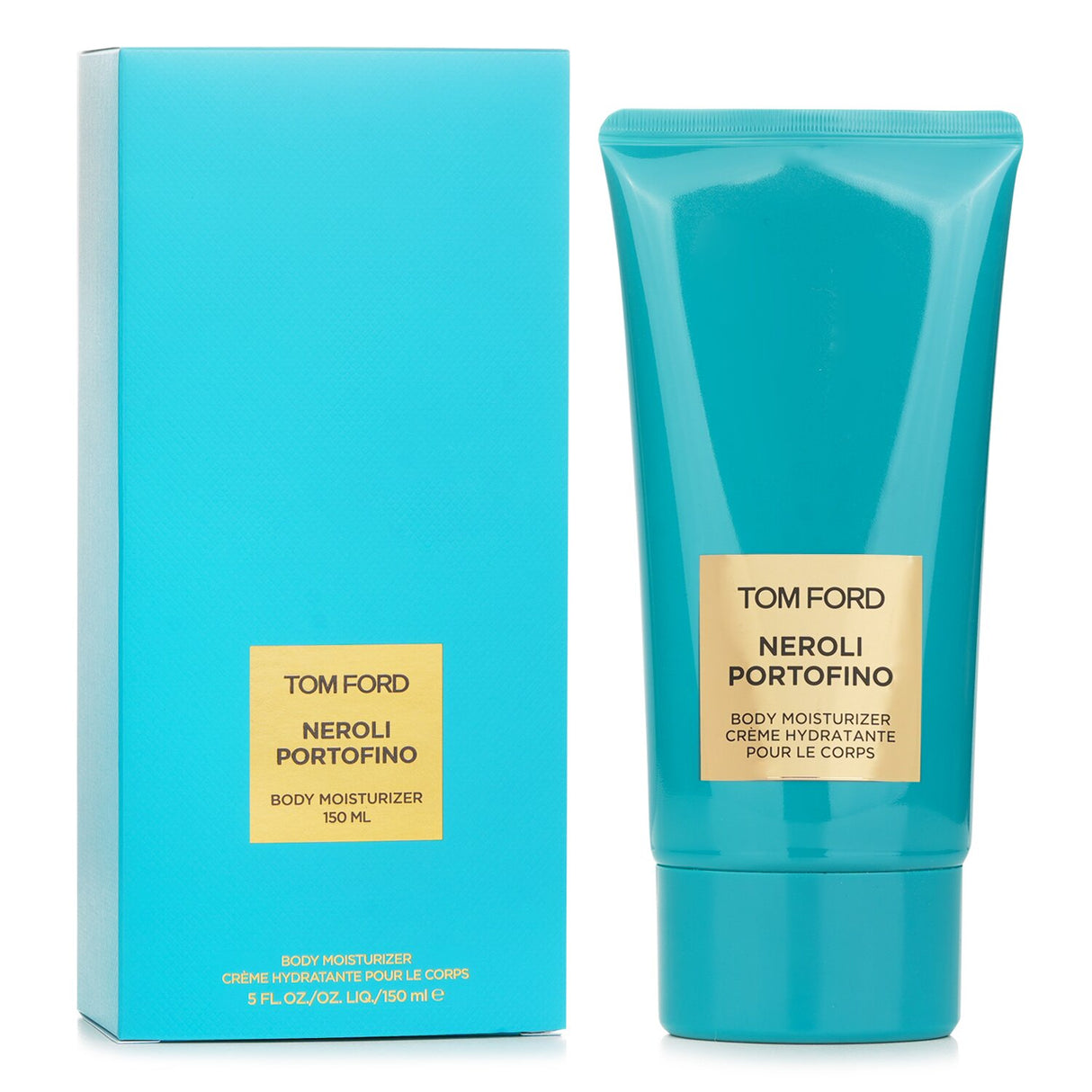 Luxurious Tom Ford Neroli Portofino Body Moisturizer, 150ml, infused with olive oil, grapeseed oil, and uplifting fragrance.