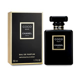 Chanel Coco Noir Eau De Parfum, 50ml bottle showcasing a floral woody musk scent ideal for elegant evening wear.