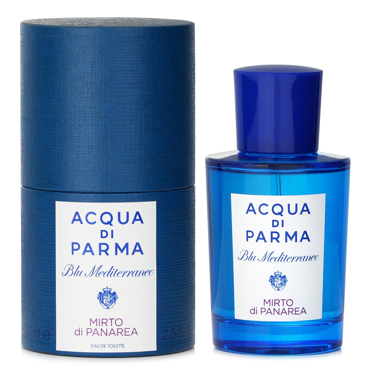 Acqua Di Parma Blu Mediterraneo Mirto Di Panarea Eau De Toilette 75ml, a refreshing unisex fragrance with myrtle and citrus notes.