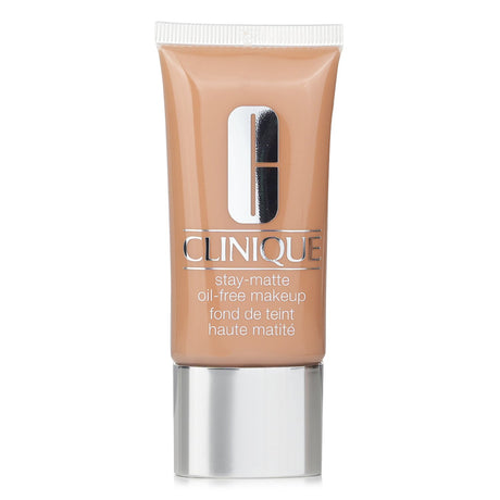 Clinique Stay Matte Oil Free Makeup in #09 CN 52 Neutral, a gel-cream foundation controlling shine and providing medium coverage.