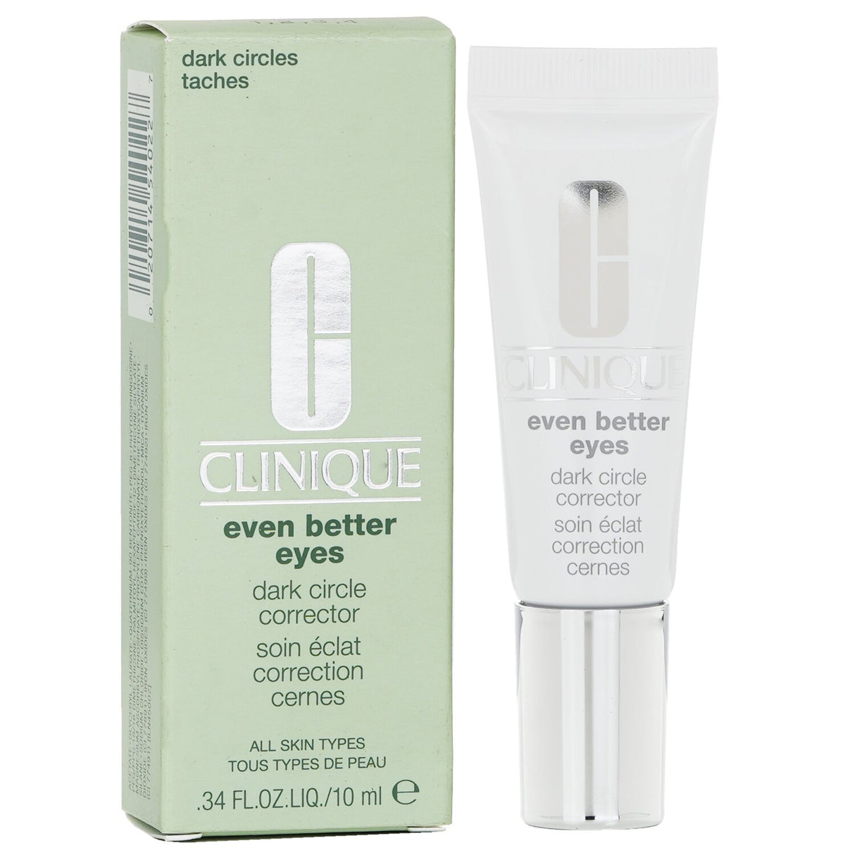 Clinique Even Better Eyes Dark Circle Corrector, 10ml, revitalizes and brightens under-eye area with a unique applicator.