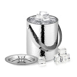 Hammered Double Wall Ice Bucket 15.5 x 16.5cm Stainless Steel - Avanti