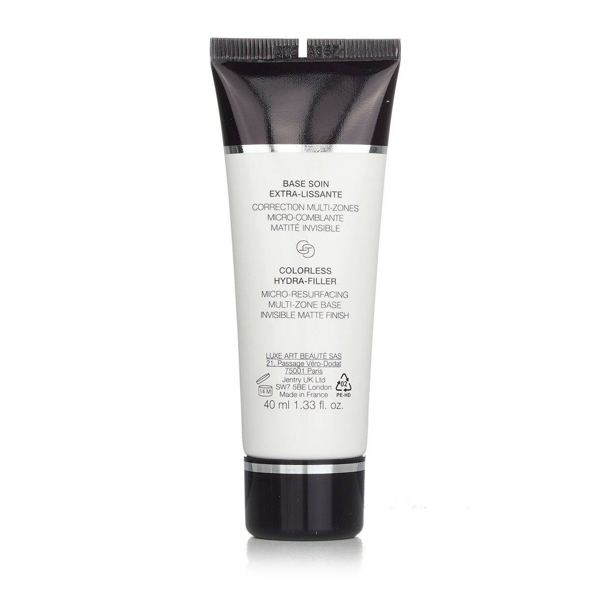 By Terry Hyaluronic Hydra Primer in a 40ml bottle, offering smooth, colorless hydration for a flawless matte finish.