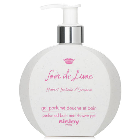 Luxurious Sisley Soir De Lune bath & shower gel, 200ml, soothing and fragrant for all skin types.