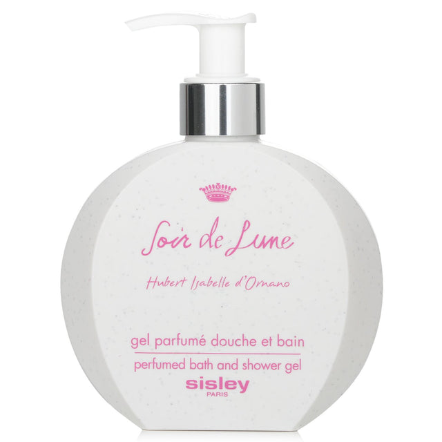 Luxurious Sisley Soir De Lune bath & shower gel, 200ml, soothing and fragrant for all skin types.