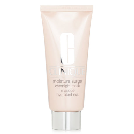 Clinique Moisture Surge Overnight Mask in a 100ml jar, offering intense hydration and a refreshed complexion by morning.