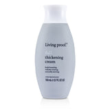 Weightless thickening cream for voluminous, healthy-looking hair; safe for colored hair with a fresh citrus fragrance.