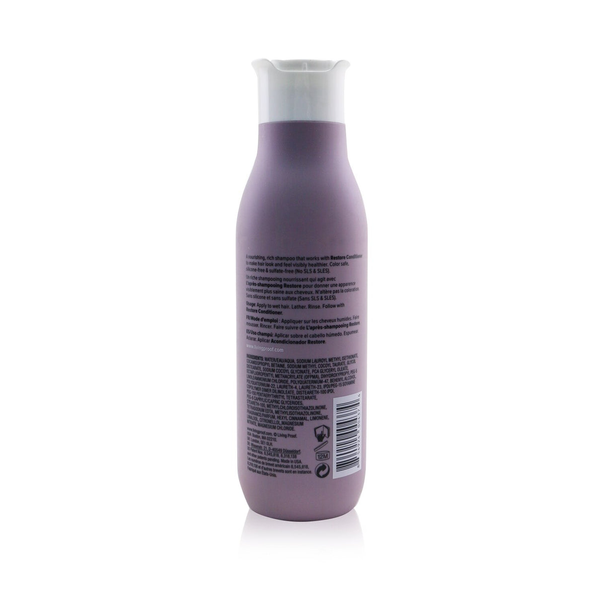 Luxurious sulfate-free shampoo for dry/damaged hair, replenishes moisture, enhances shine, and safe for color-treated hair.