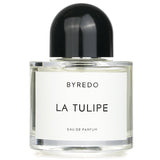 Byredo La Tulipe Eau De Parfum 100ml, a fresh floral fragrance with notes of rhubarb, tulip, and vetiver for spring and summer.