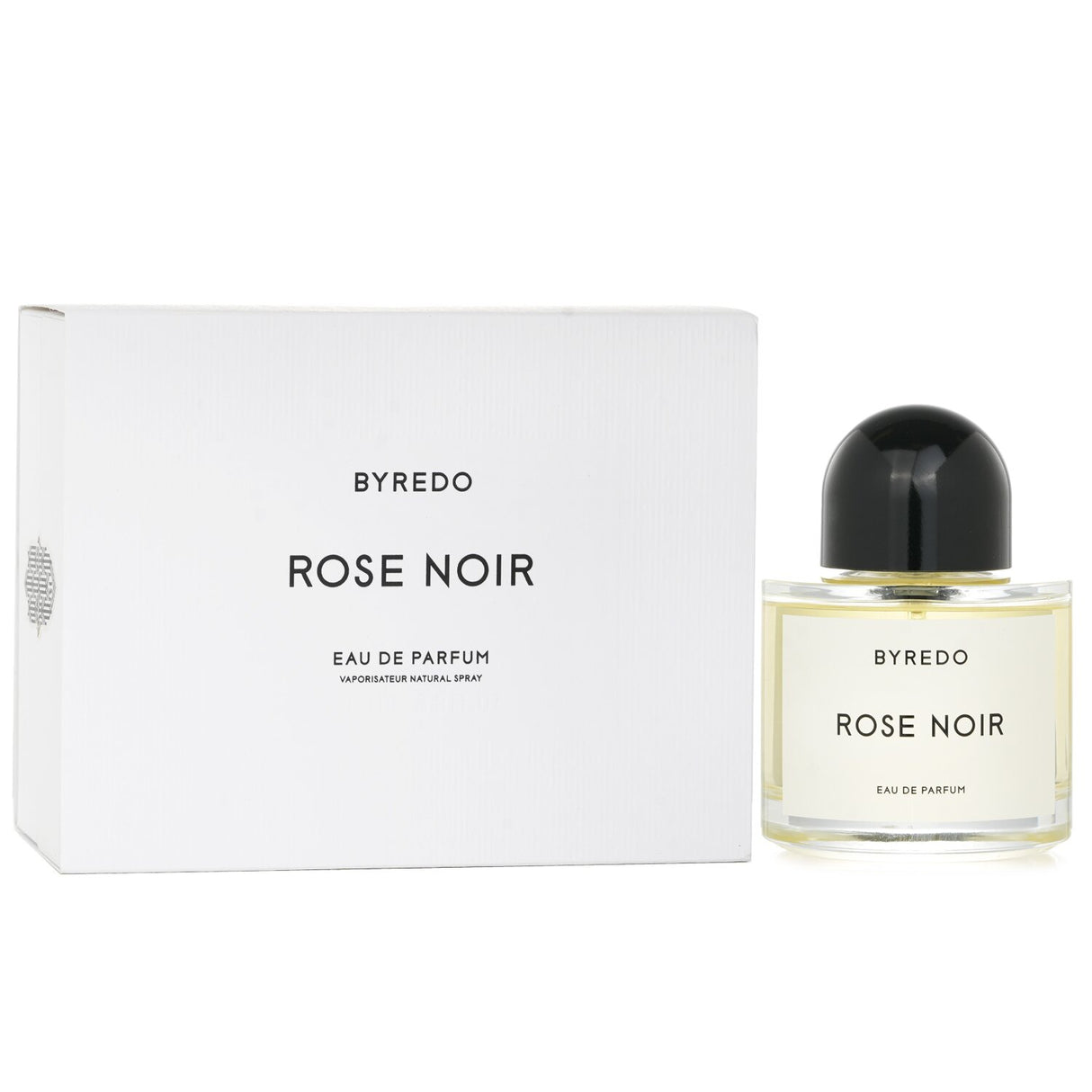 Byredo Rose Noir Eau De Parfum 100ml, a unisex floral woody musk scent with notes of grapefruit, damask rose, and warm oakmoss.