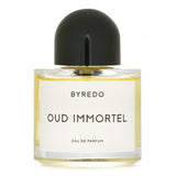 Byredo Oud Immortel Eau De Parfum: a 100ml luxurious unisex fragrance with sweet, smoky, warm notes for an elegant allure.