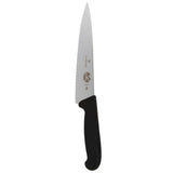 Victorinox Fibrox Serrated Chef Knife 19cm Black Handle