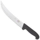Victorinox Fibrox Granton Edge Cimeter Knife 25cm Black