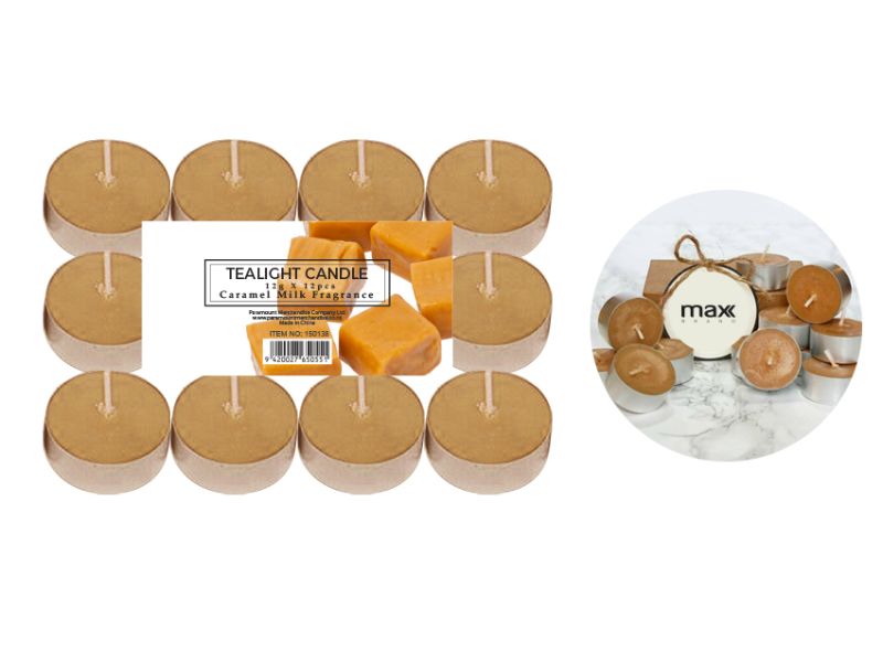Scented Tealight Candle - Caramel Milk (1152pcs)