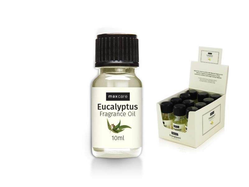 Fragrance Oil - Maxcare 10ml Eucalyptus (12 Units)