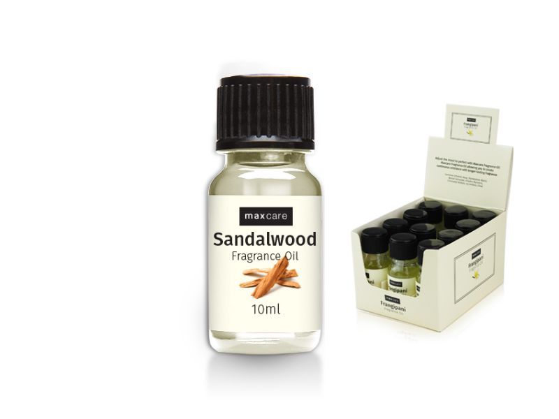 Fragrance Oil - Maxcare 10ml Sandlewood (12 Units)