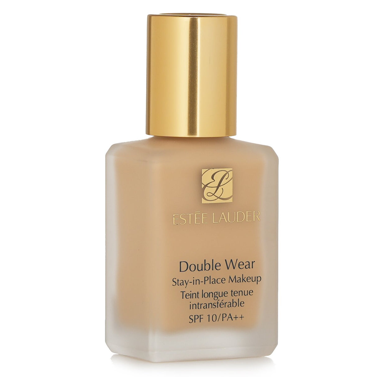 Estee Lauder Double Wear Foundation in No. 17 Bone, offering long-lasting semi-matte coverage for all skin types.