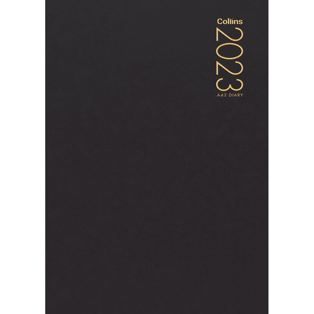 Collins Diary A71 Black Odd Year: sleek pocket planner with day-per-page layout, ideal for organized scheduling on-the-go.