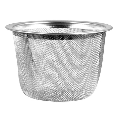 Stainless steel infuser for Empress Cast Iron Teapot, optimizing loose-leaf tea steeping with fine mesh design.
